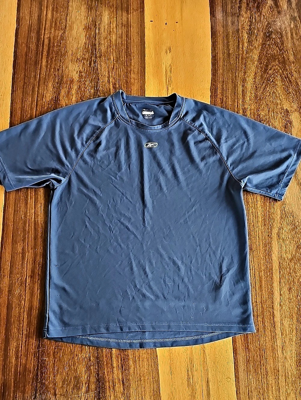 Reebok Men's Short Sleeve Tee in Navy Blue Size XL